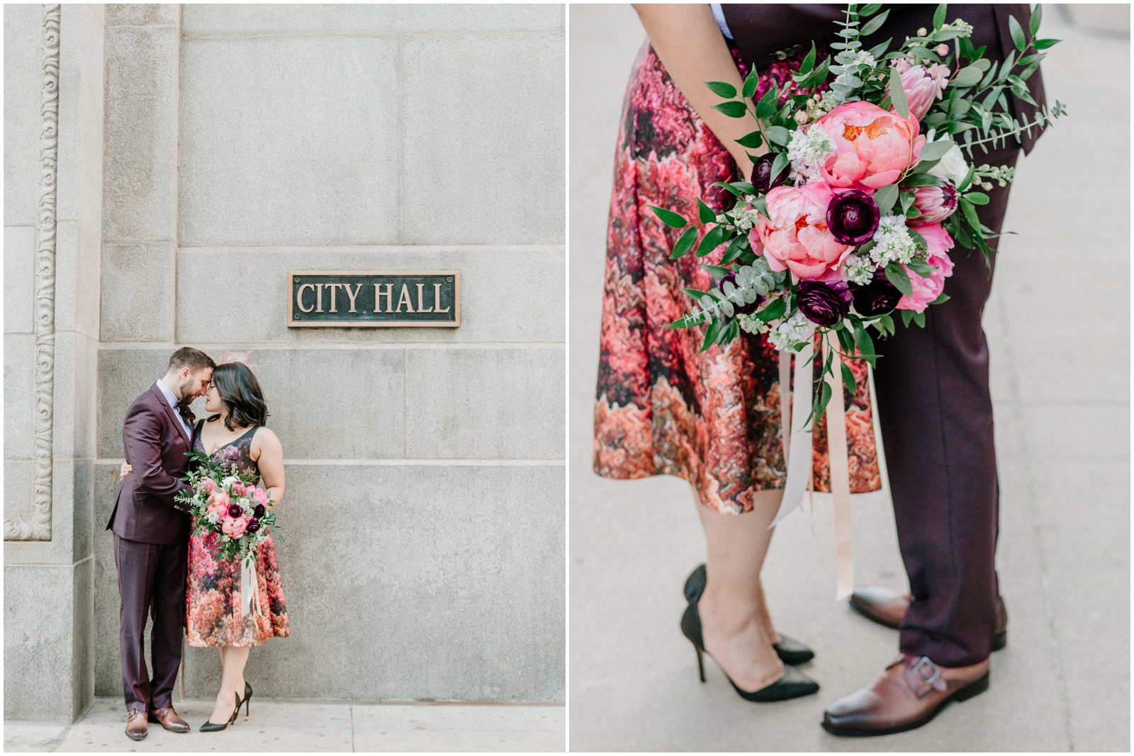 City Hall elopement in Chicago