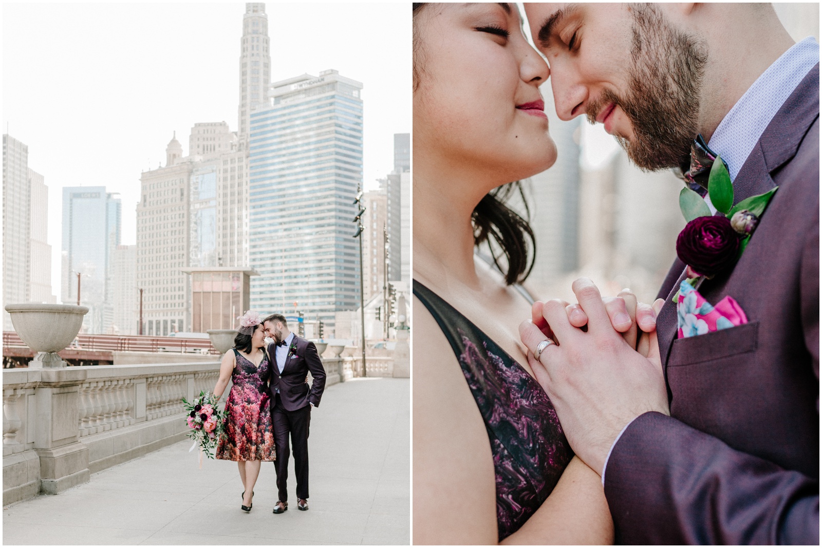 Downtown Chicago elopement