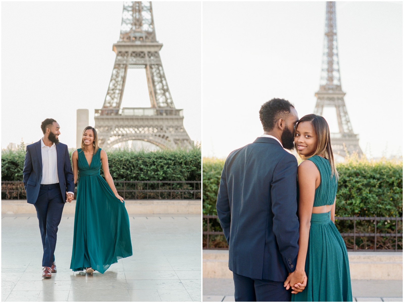 Romantic Eiffel Tower Engagement - Nicole Jansma Photography