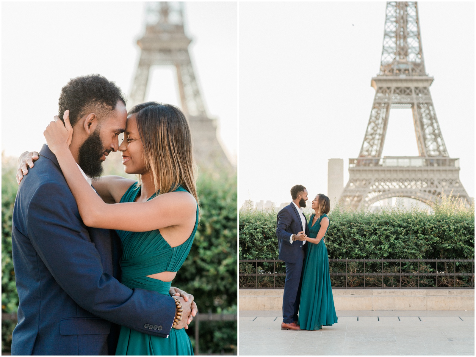 Romantic Eiffel Tower Engagement - Nicole Jansma Photography