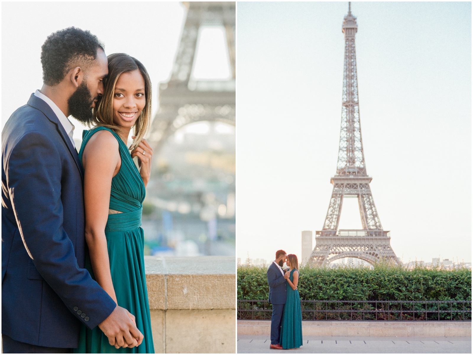 Eiffel Tower Paris engagement