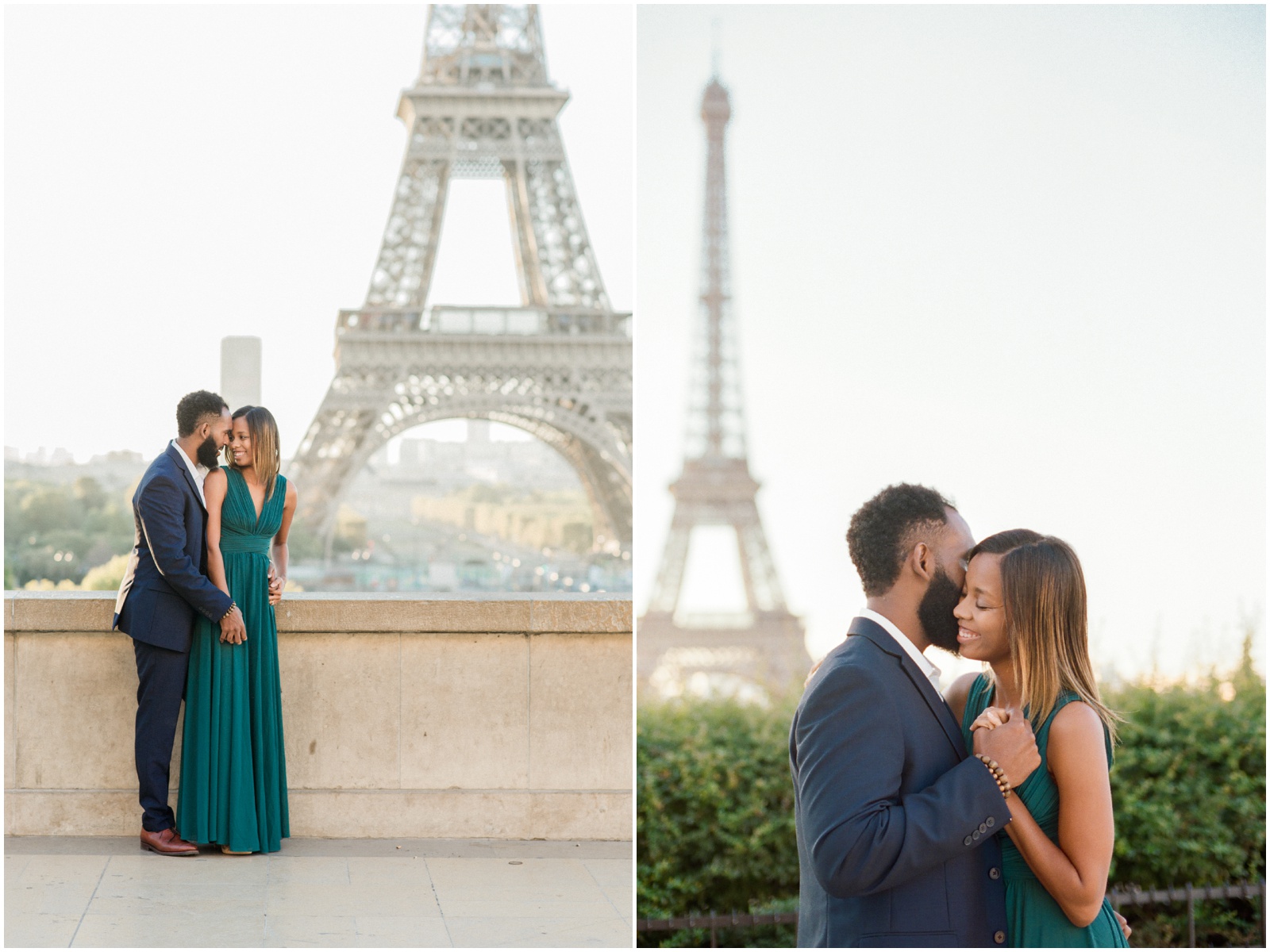 Engagement session at the Eiffel Tower in Paris
