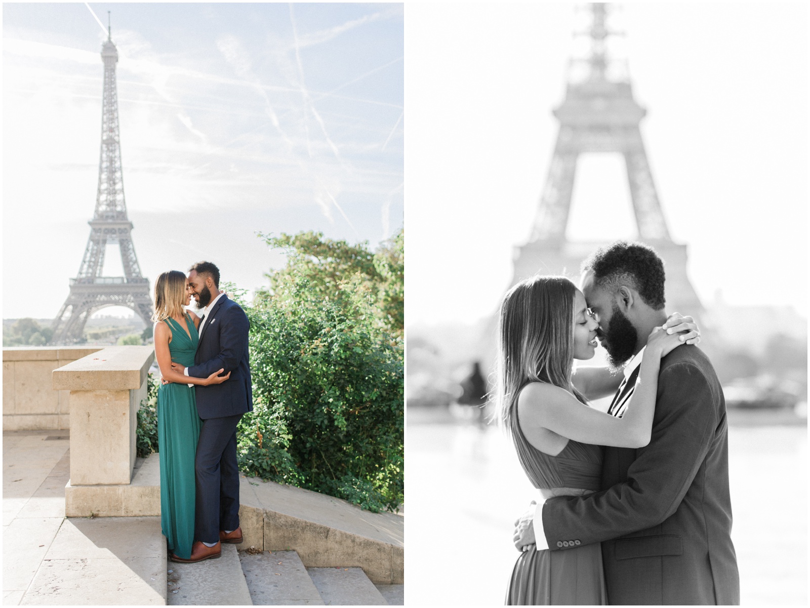 Paris engagement at Eiffel Tower