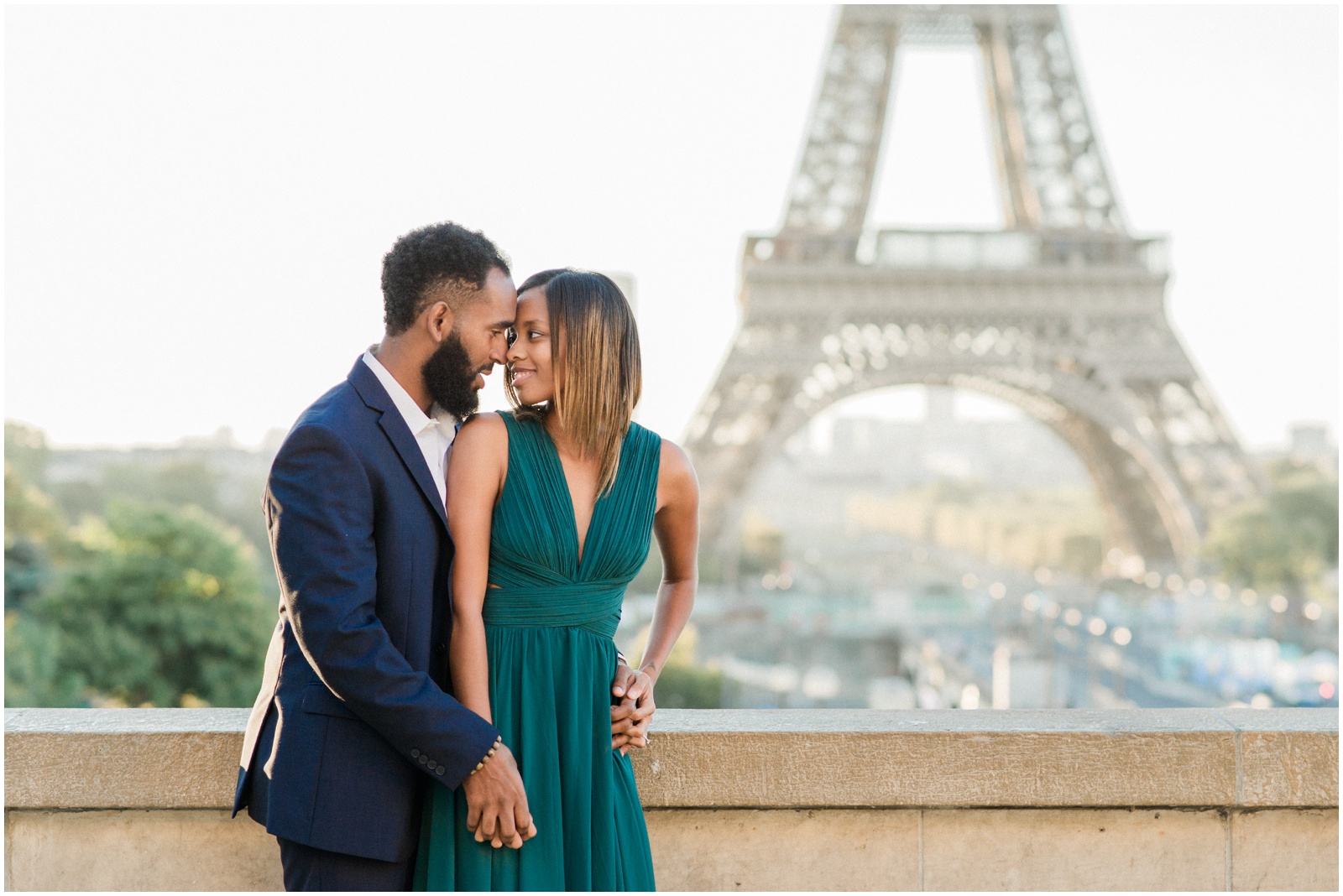 Romantic Eiffel Tower Engagement