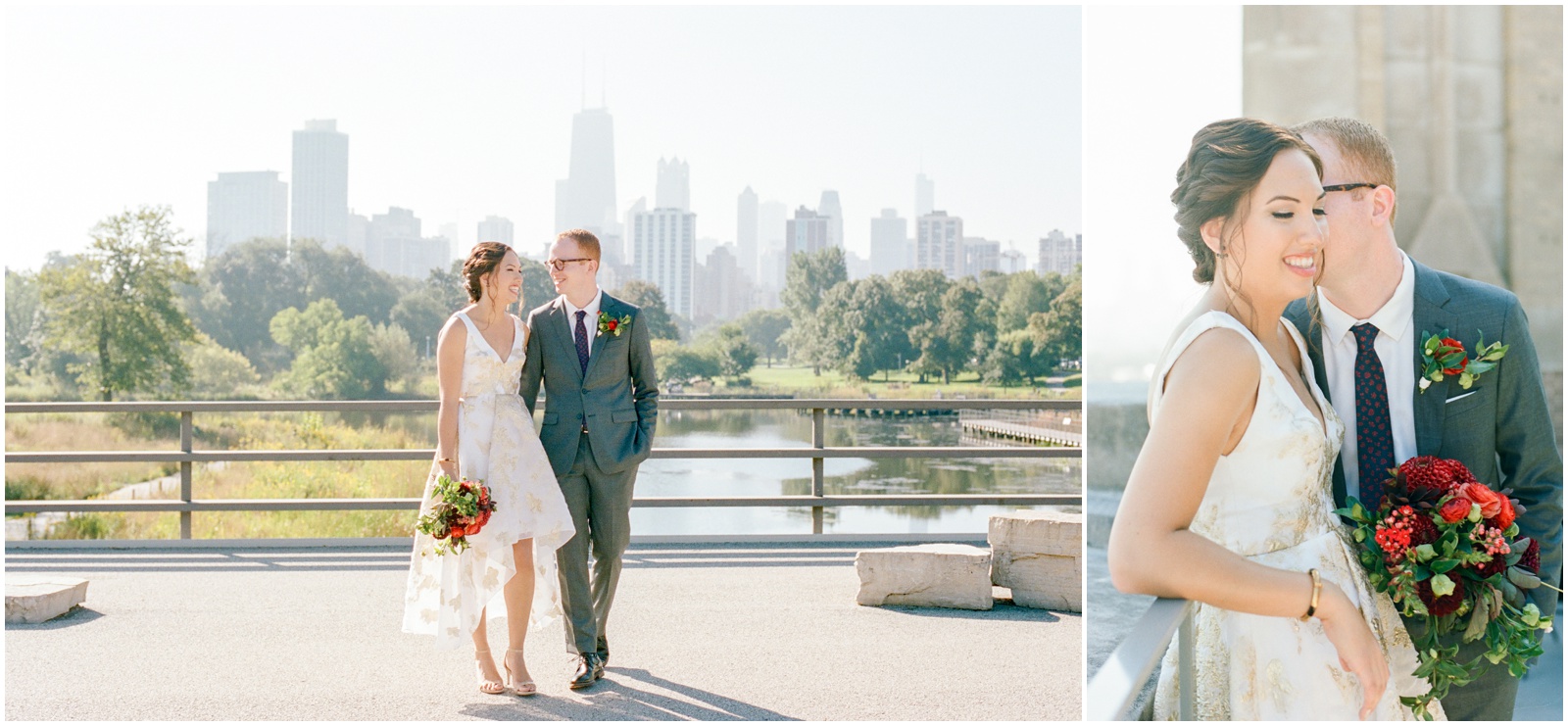 Weekday elopement Chicago Lincoln Park