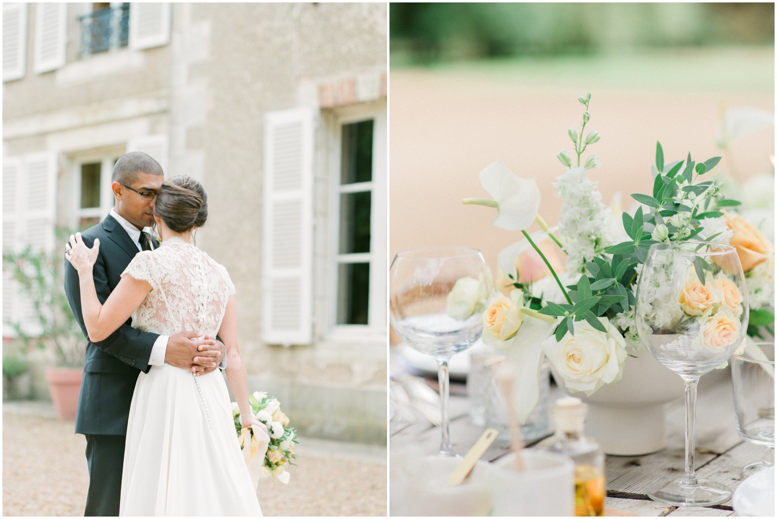 Yellow and green wedding color palette