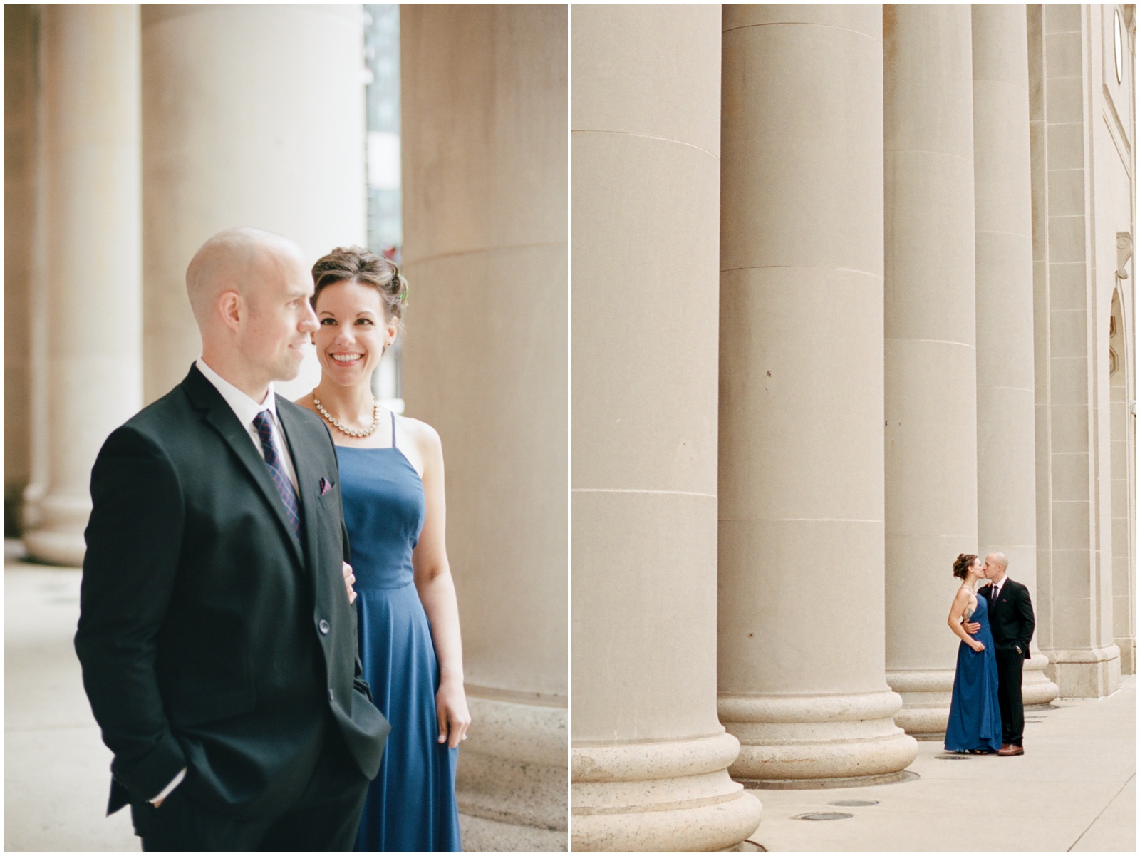Chicago engagement at Union Station