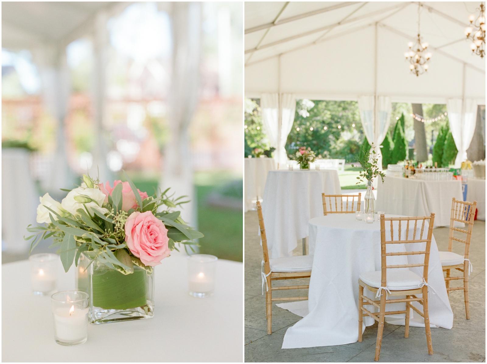 elegant tent wedding ideas