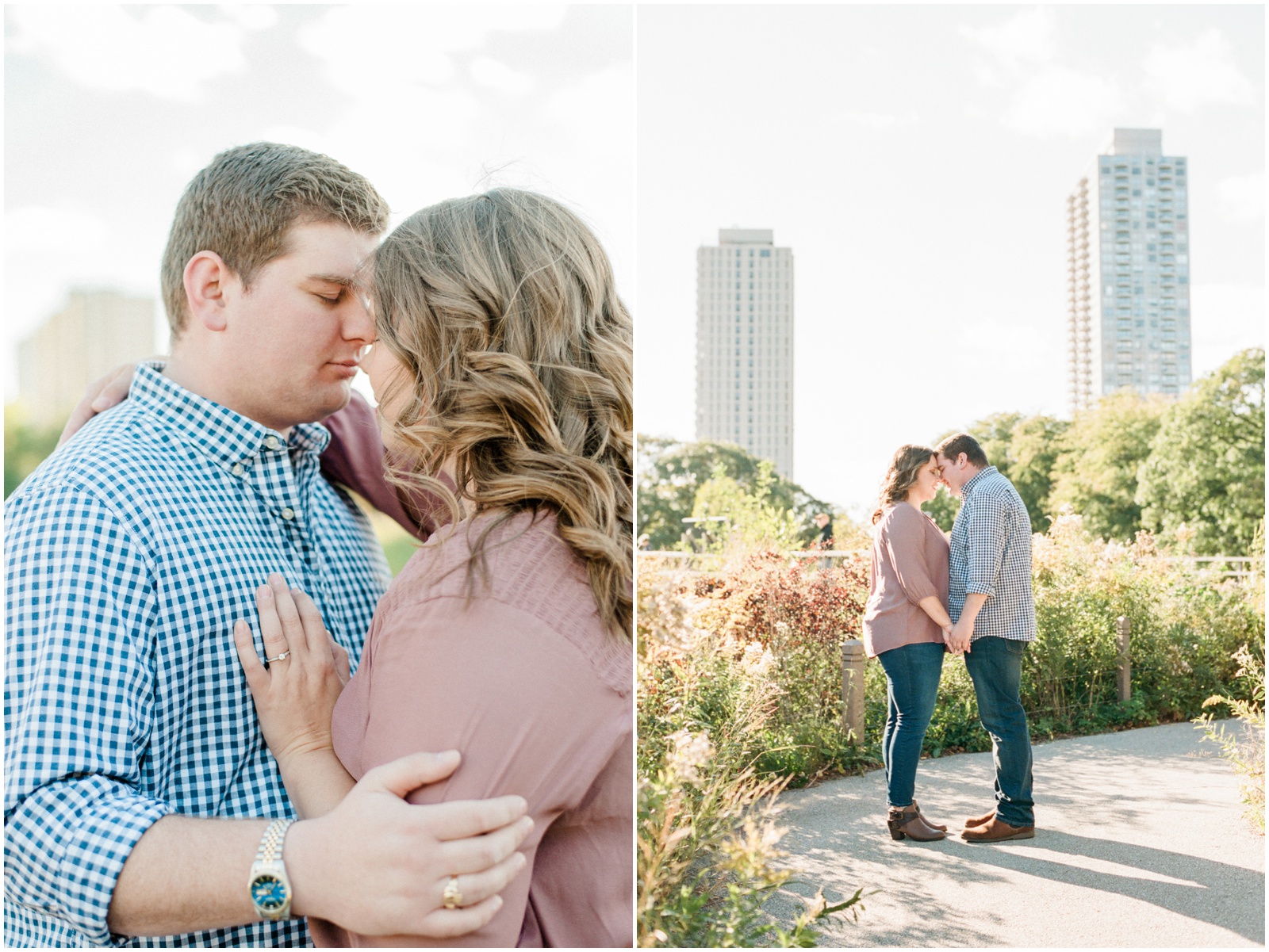 Sunny Lincoln Park engagement