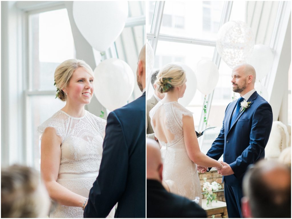 saying vows during wedding