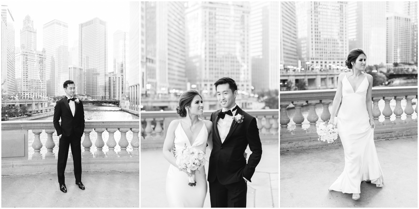 elegant modern wedding chicago londonhouse