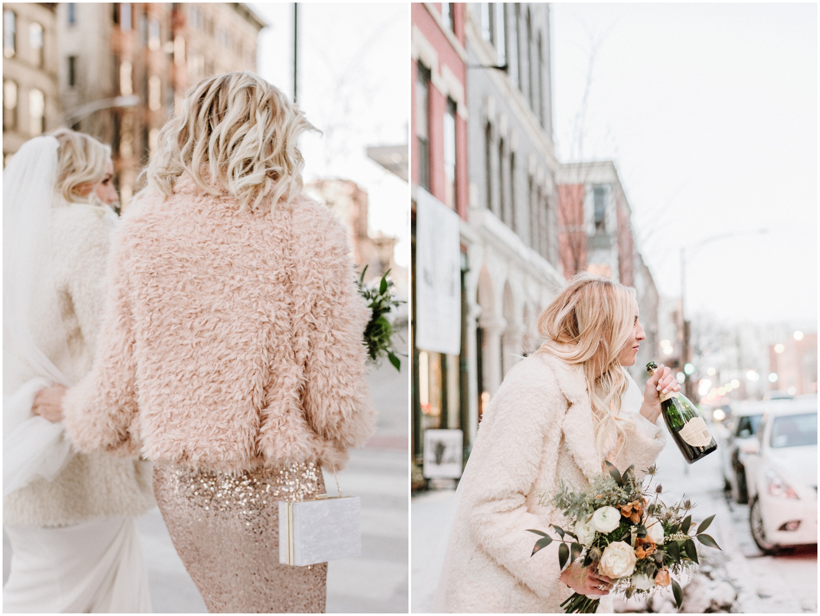 winter wedding fur coats