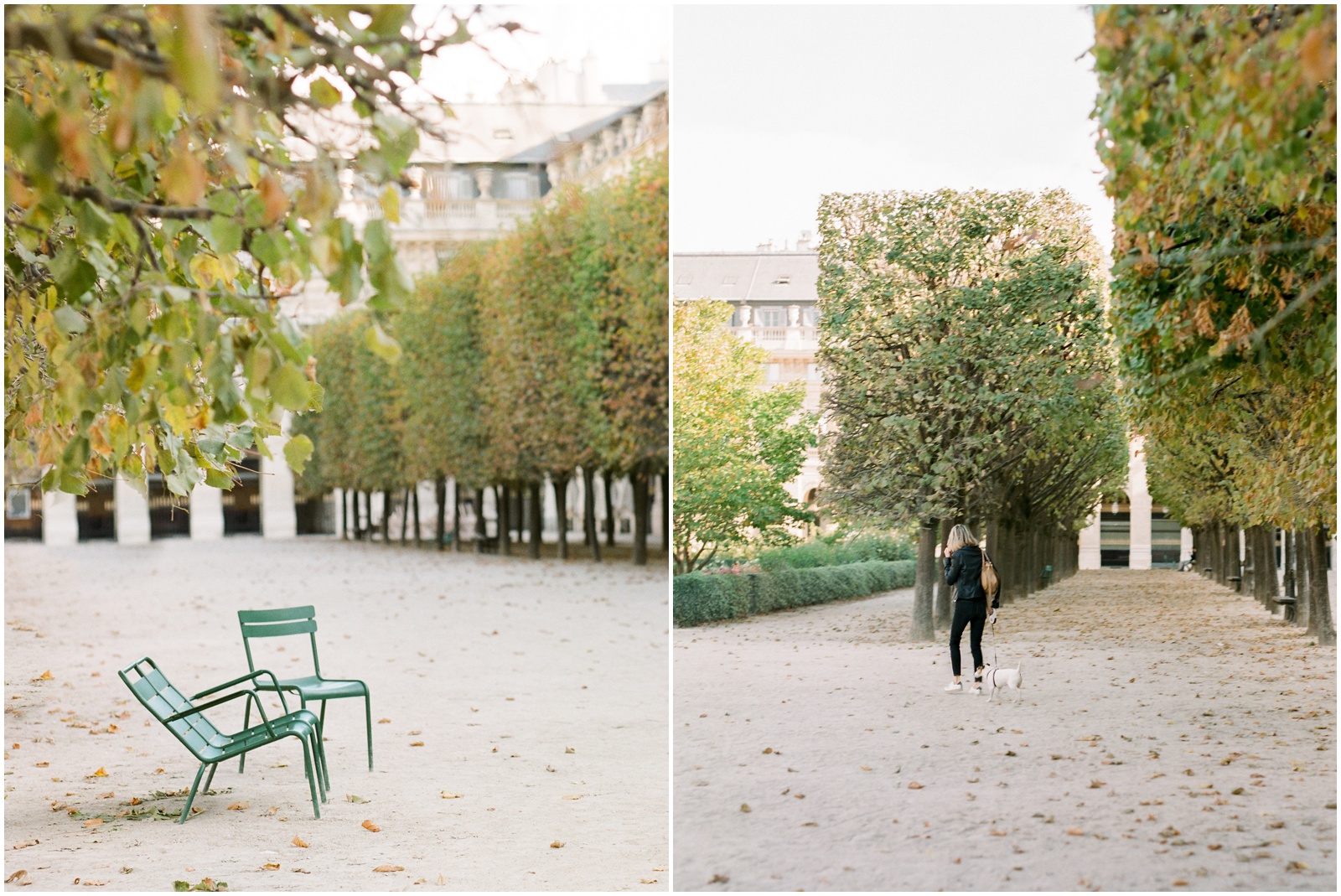 best spaces to relax in pairs: jardin du palais royal paris