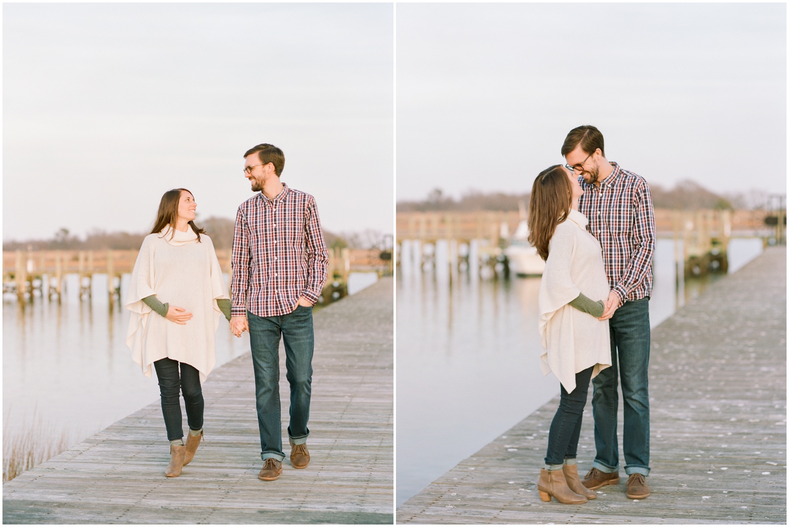 virginia waterfront maternity session