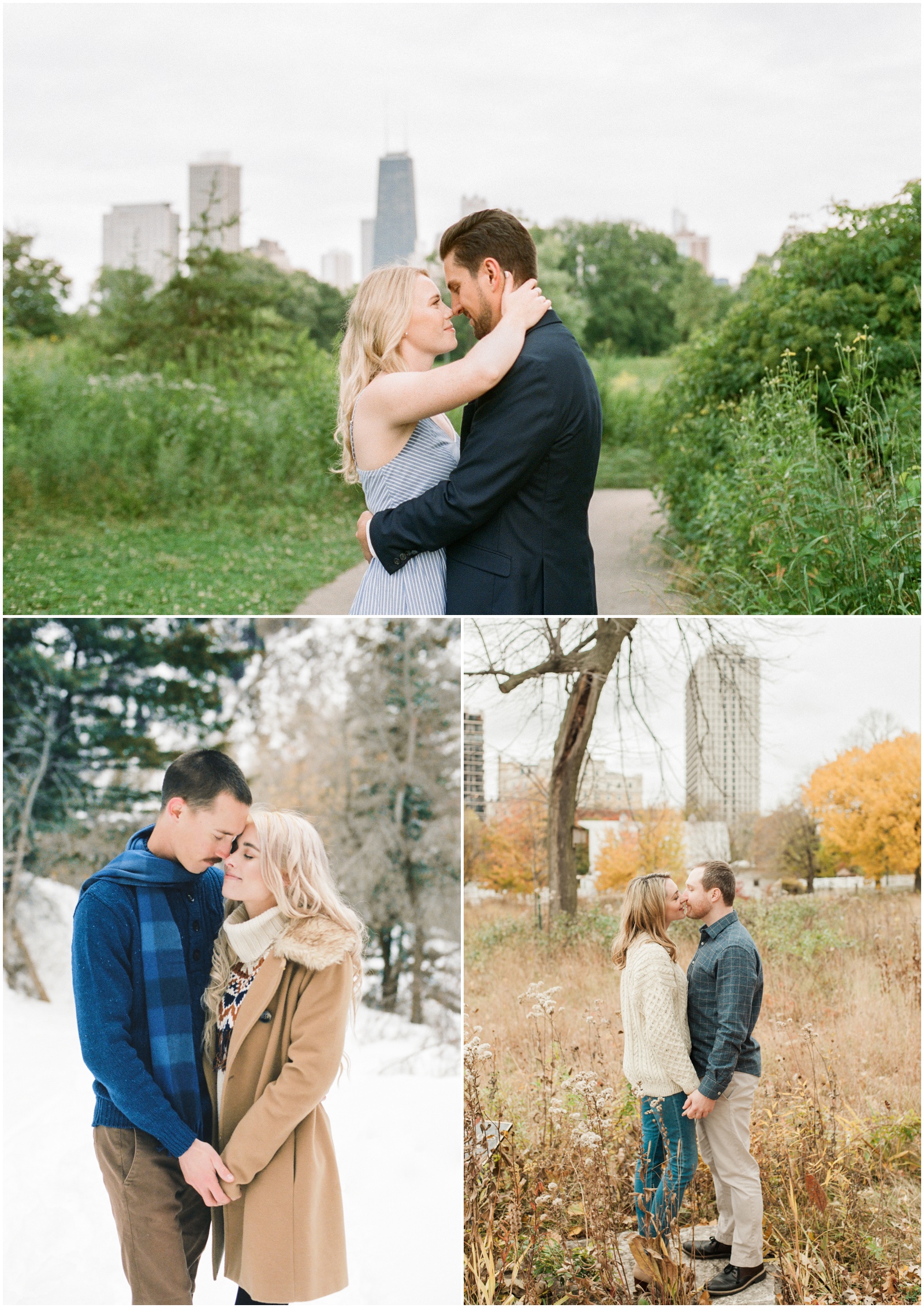 engaged couples in parks