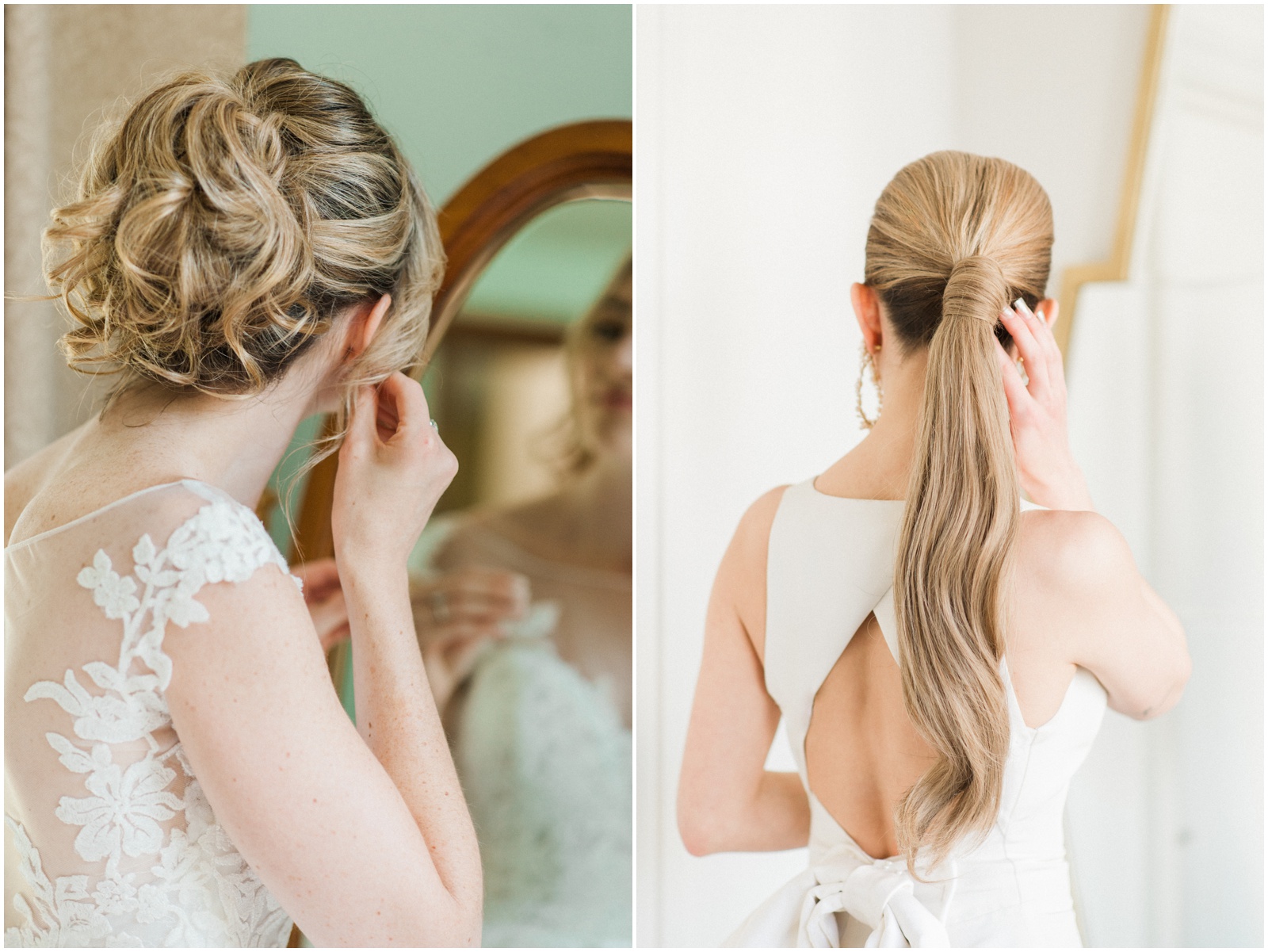ponytail wedding hairstyle inspiration