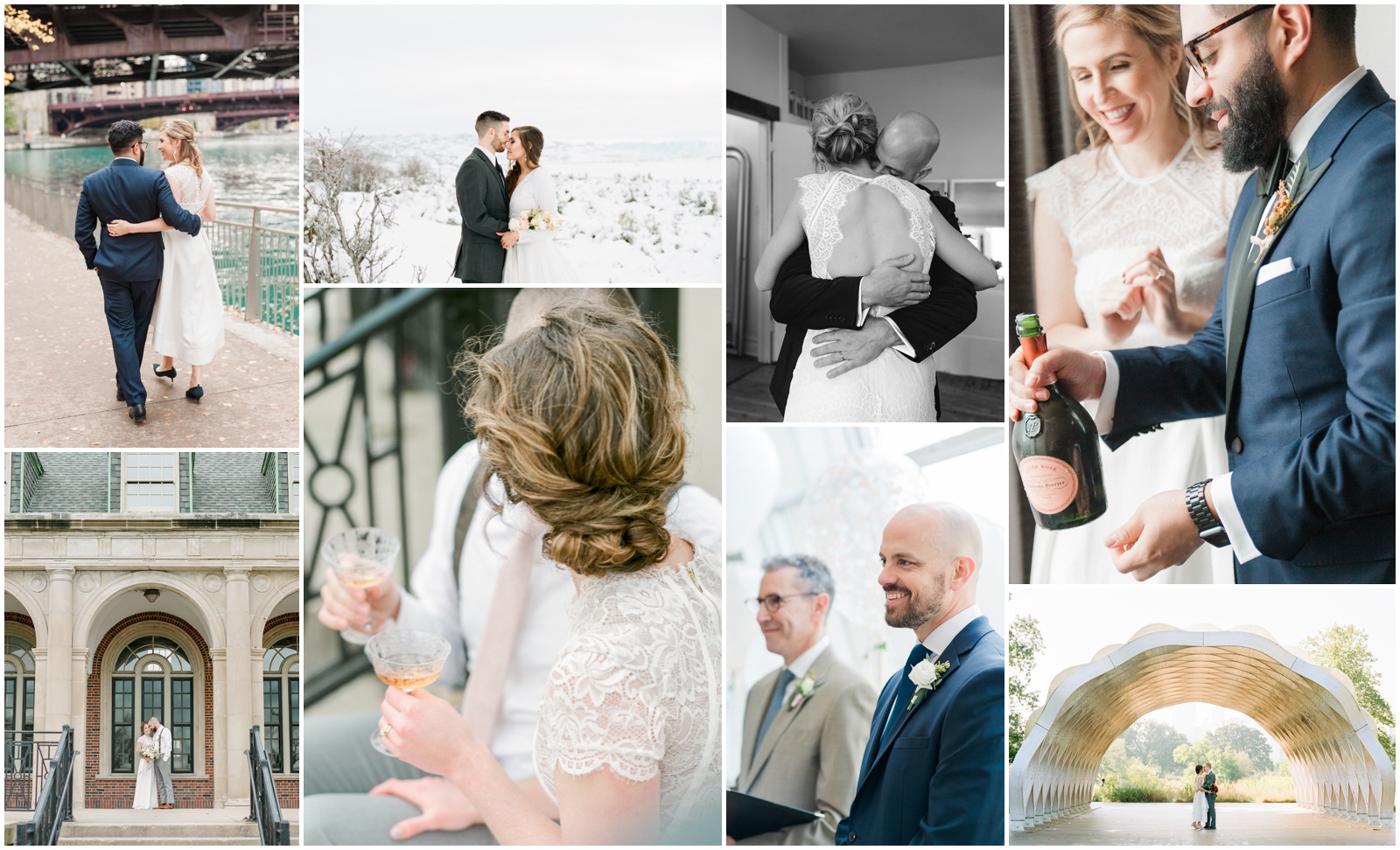 chicago elopement and microwedding photographer