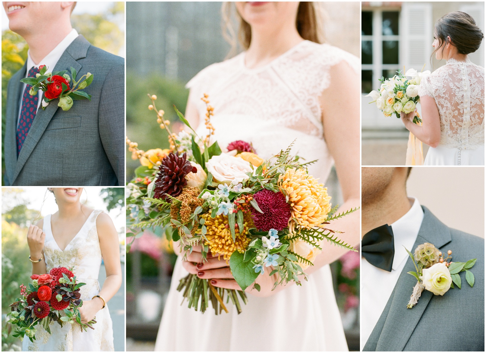 5 tips for a memorable microwedding - invest in a quality bouquet and boutonniere