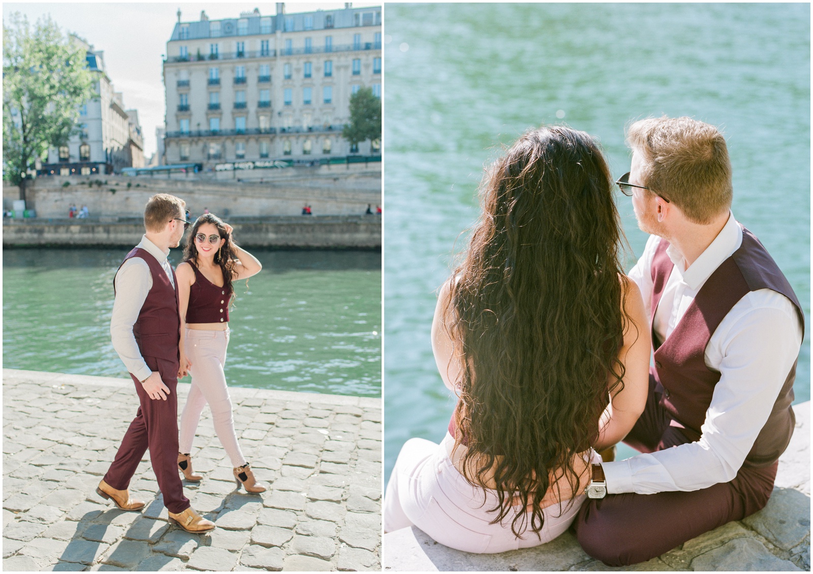 parisian photo session along the seine