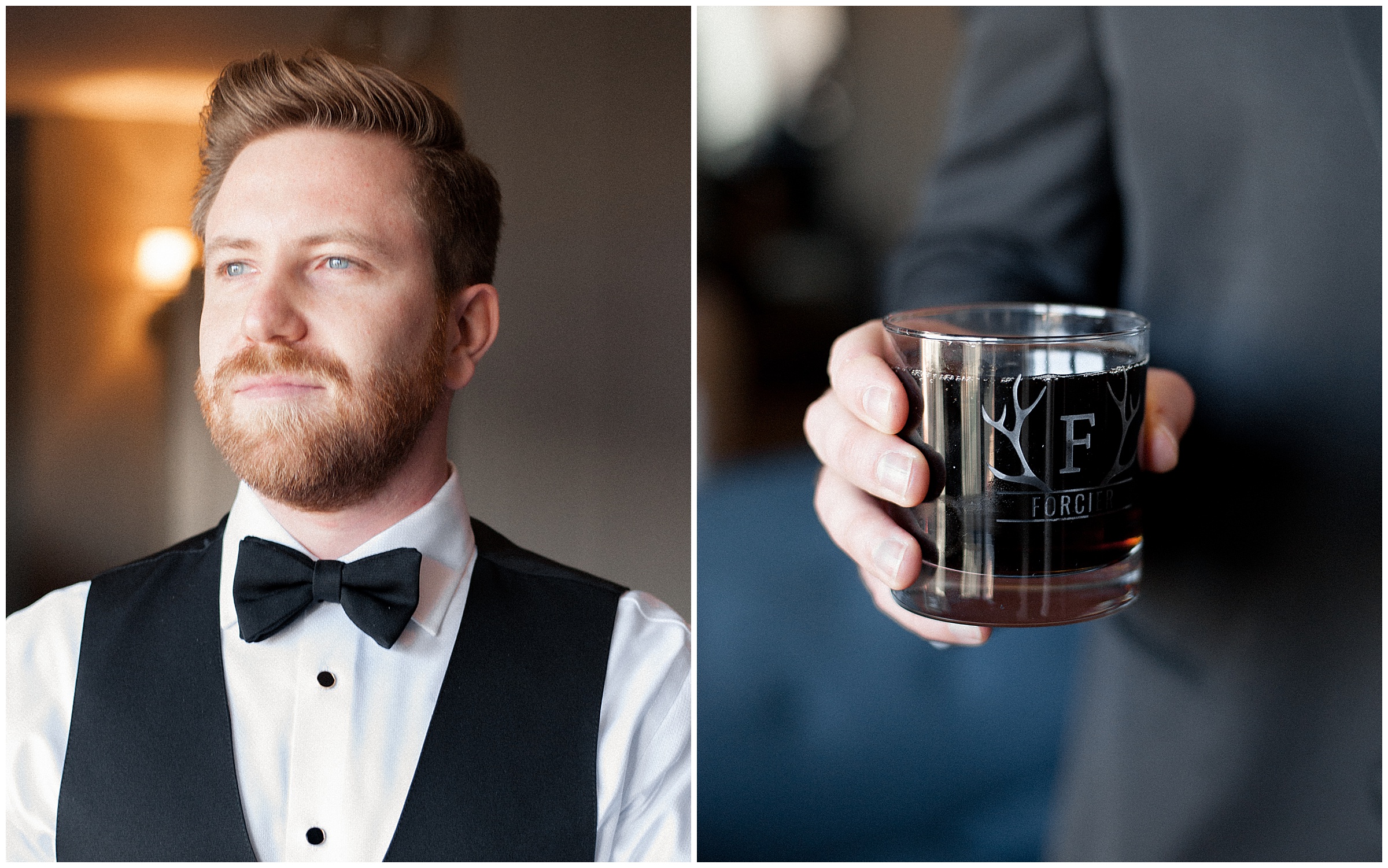 groom engraved whiskey glass