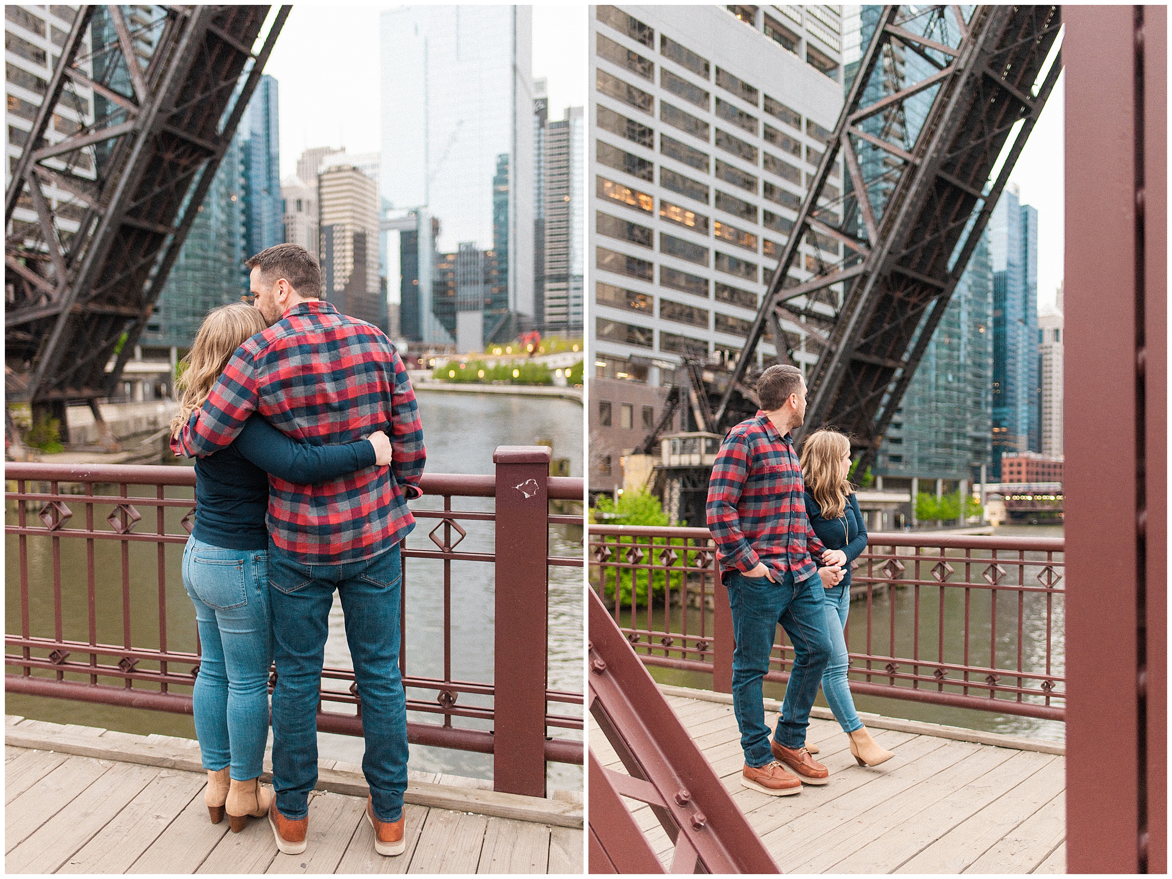 chicago river north engagement
