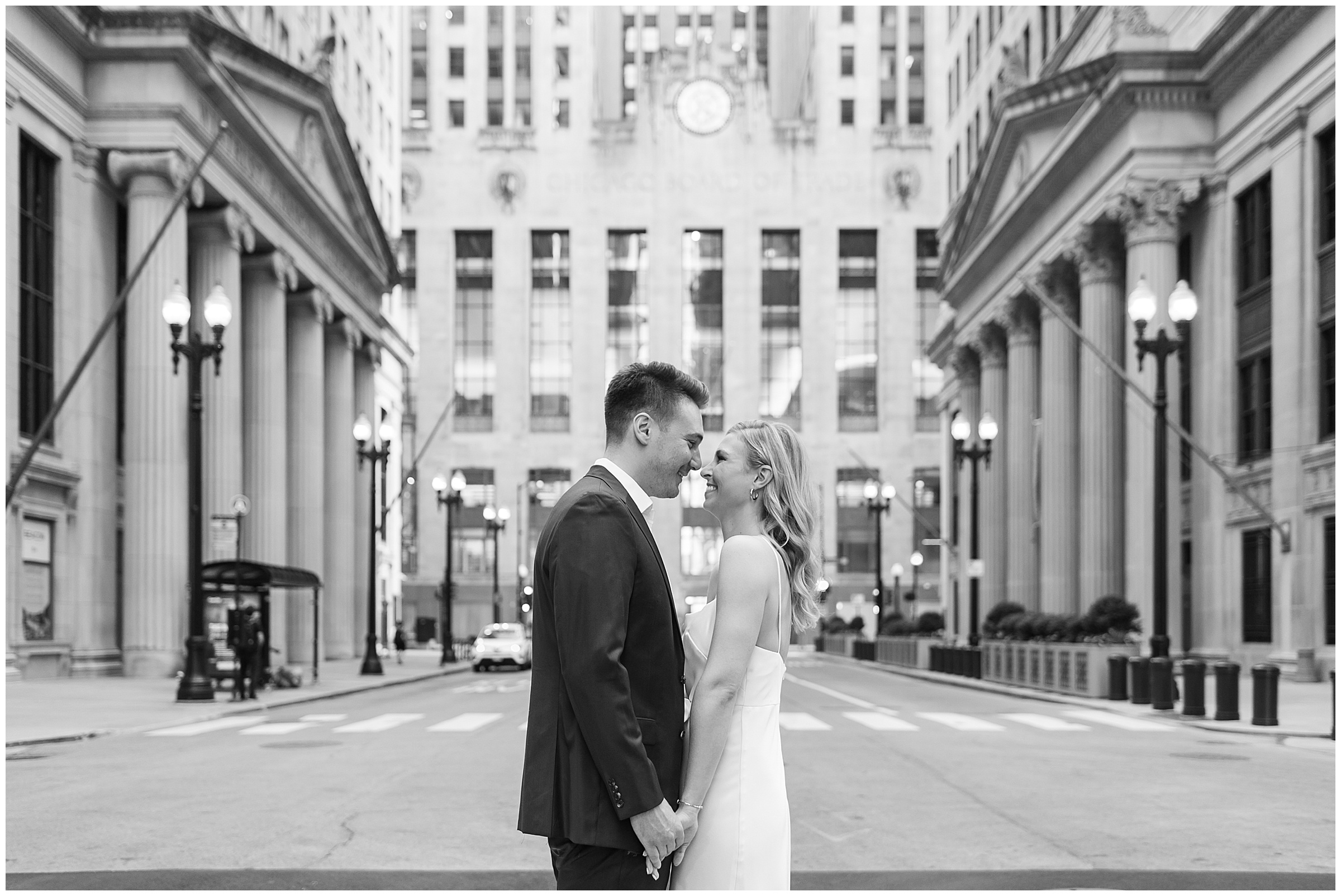 downtown chicago engagement