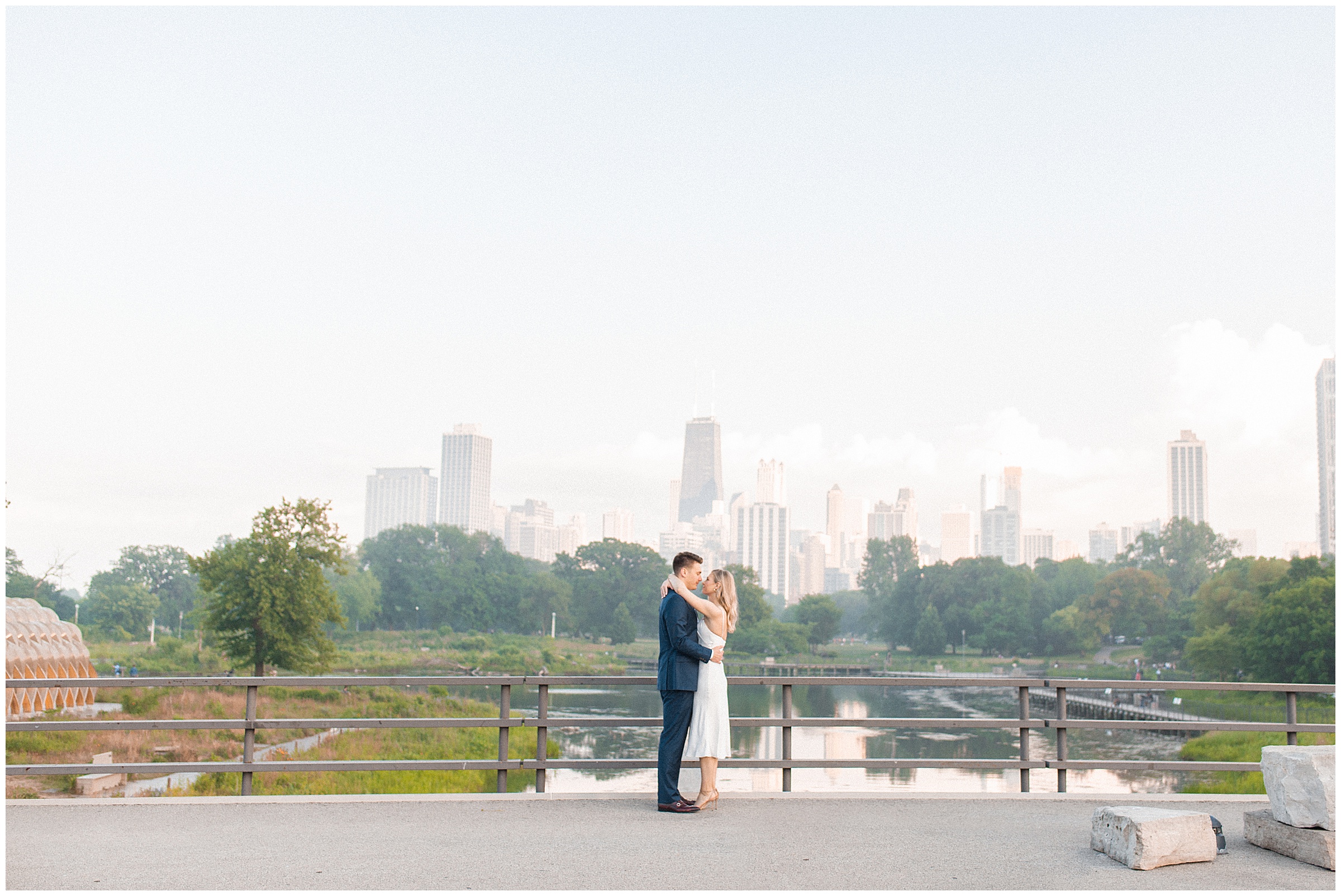 lincoln park chicago engagement