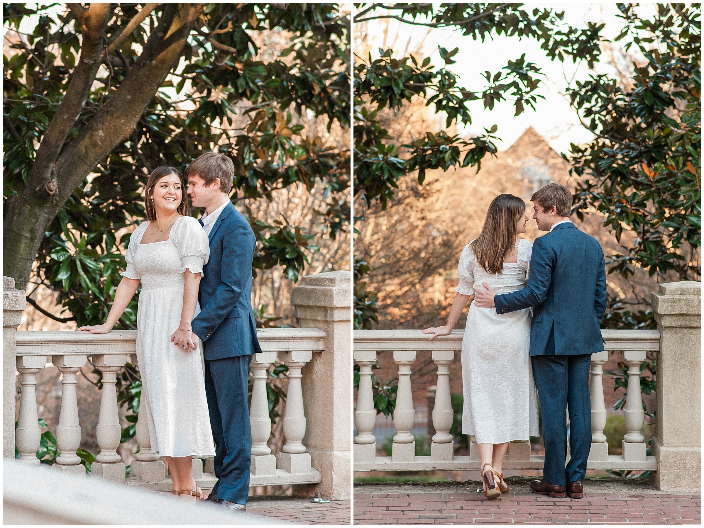 Engagement session at Alexandria Carlyle House