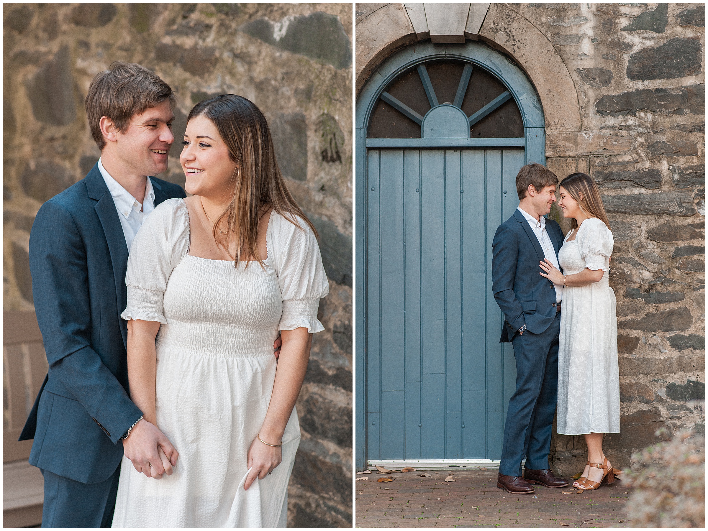 Old Town Alexandria engagement photos