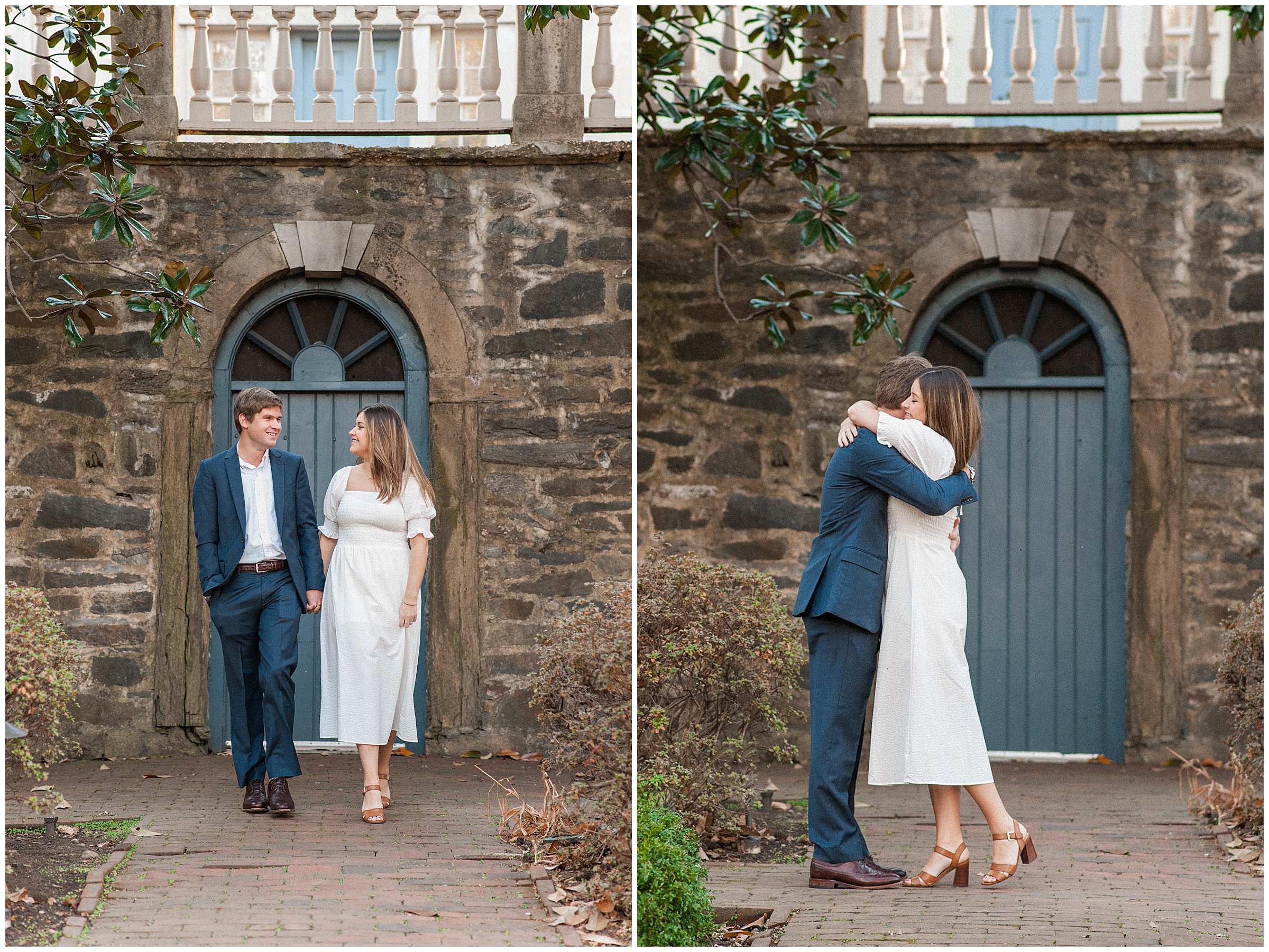 Engagement photos at Carlyle House